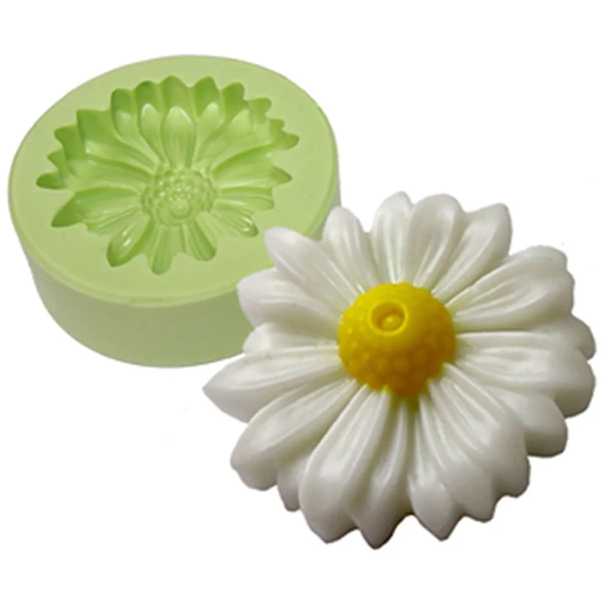 Molde de Silicone para Velas e Sabonetes Margarida Peq.