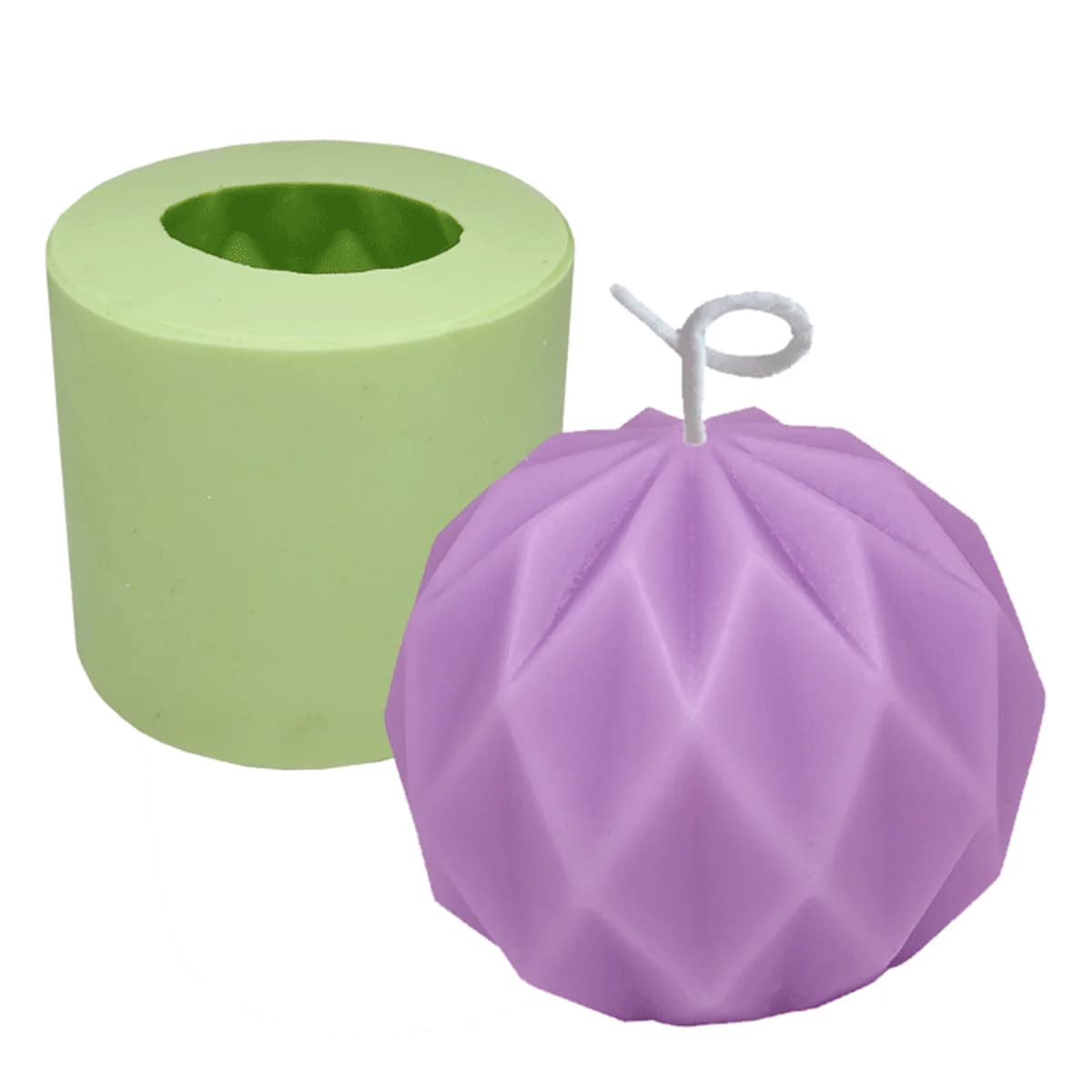 Molde de Silicone para Velas e Sabonetes Ovo Origami