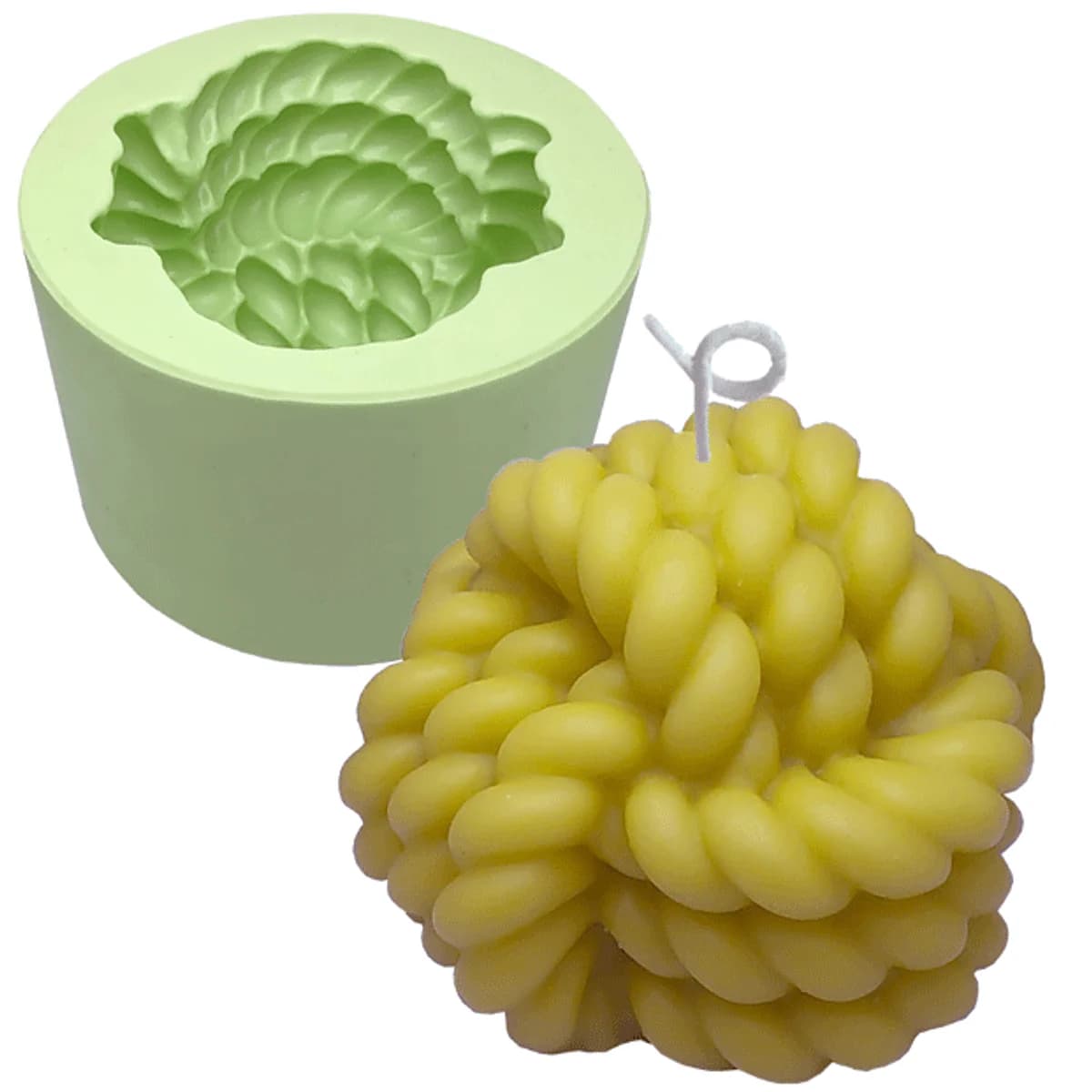 Molde de Silicone para Velas e Sabonetes Nó Náutico