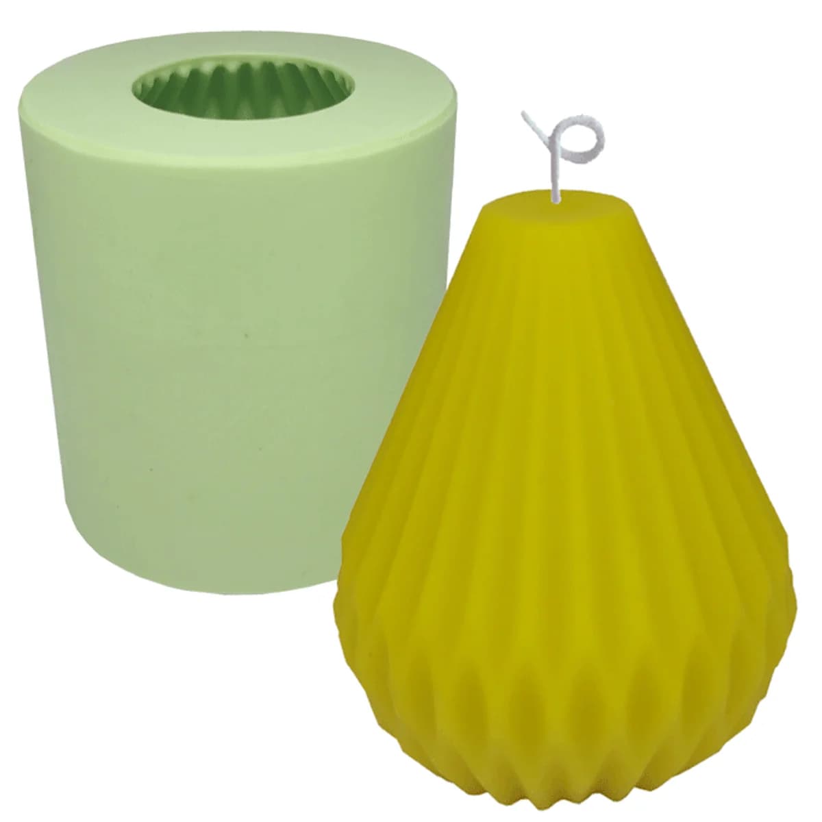 Molde de Silicone para Velas e Sabonetes Gota Origami