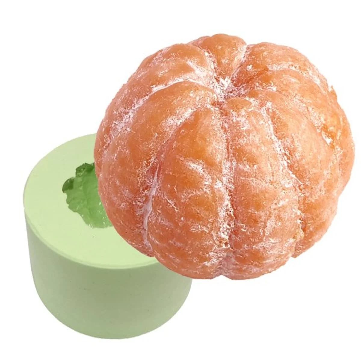 Molde de Silicone para Velas e Sabonetes Mexerica Grande Sem Casca