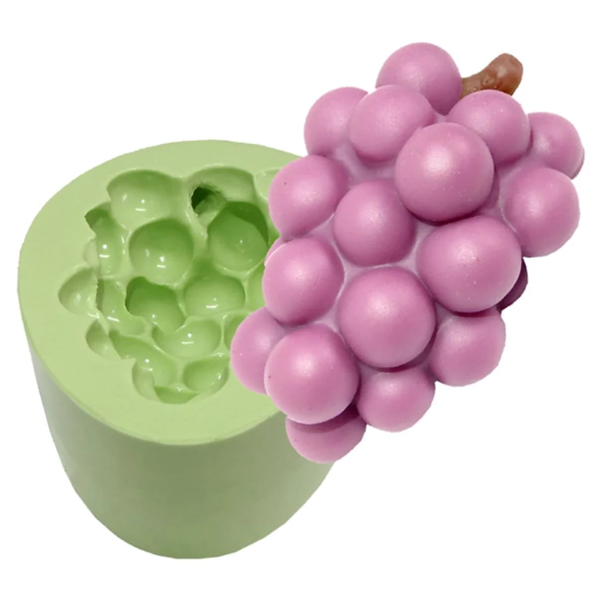Molde de Silicone para Velas e Sabonetes Cacho de Uva Grande