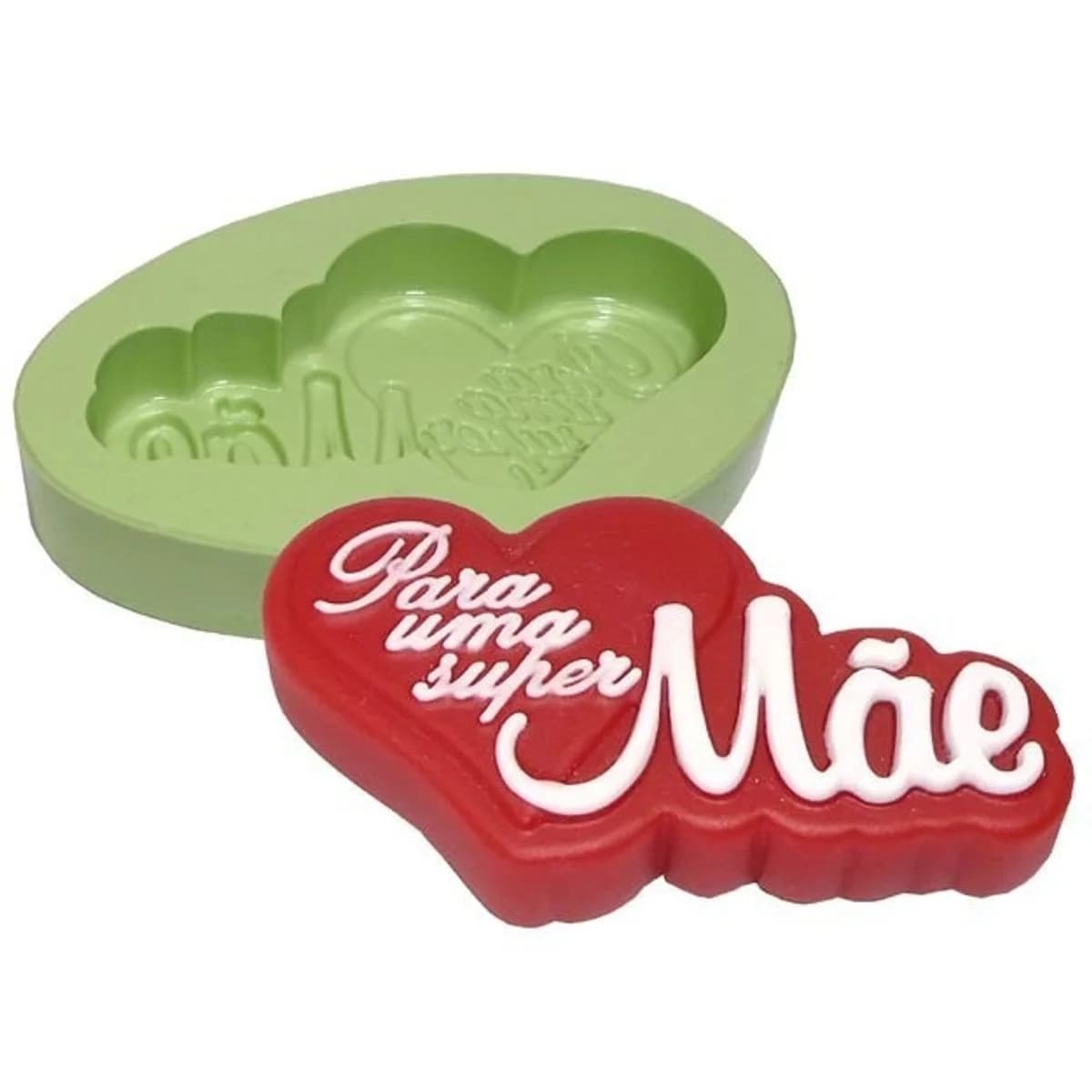 Molde de Silicone para Velas e Sabonetes Para Uma Super Mãe