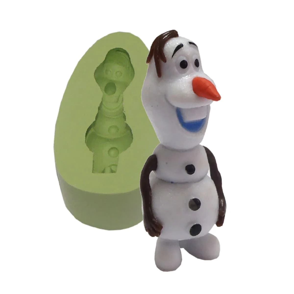 Molde de Silicone para Velas e Sabonetes Boneco de Gelo