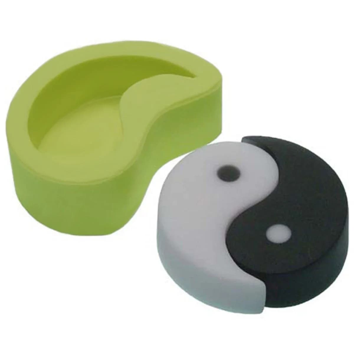 Molde de Silicone para Velas e Sabonetes Yin Yang