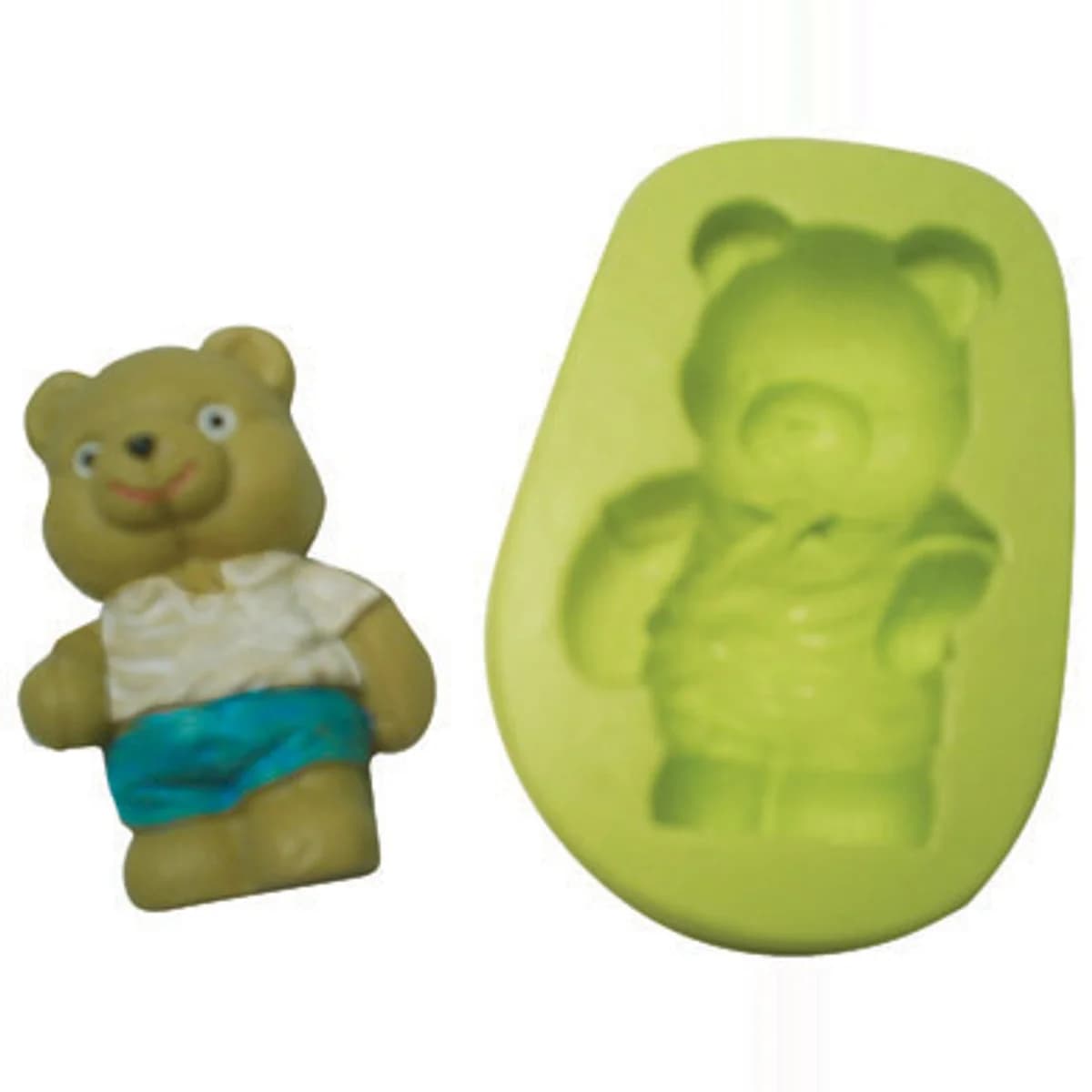 Molde de Silicone para Velas e Sabonetes Ursinho