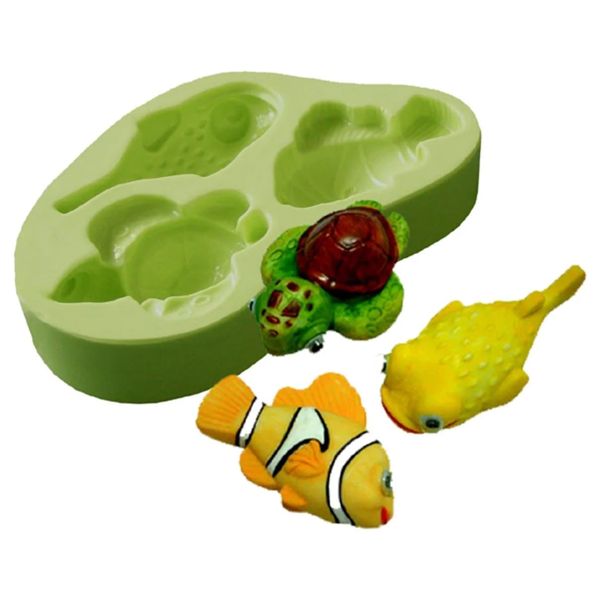 Molde de Silicone para Velas e Sabonetes Turma do Mimo (Nemo)