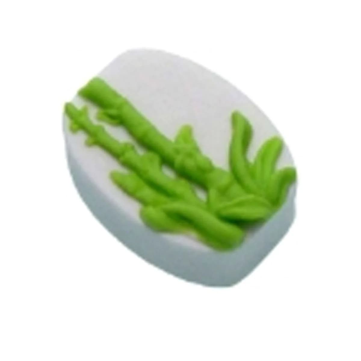 Molde Semi Oval Folhagem 