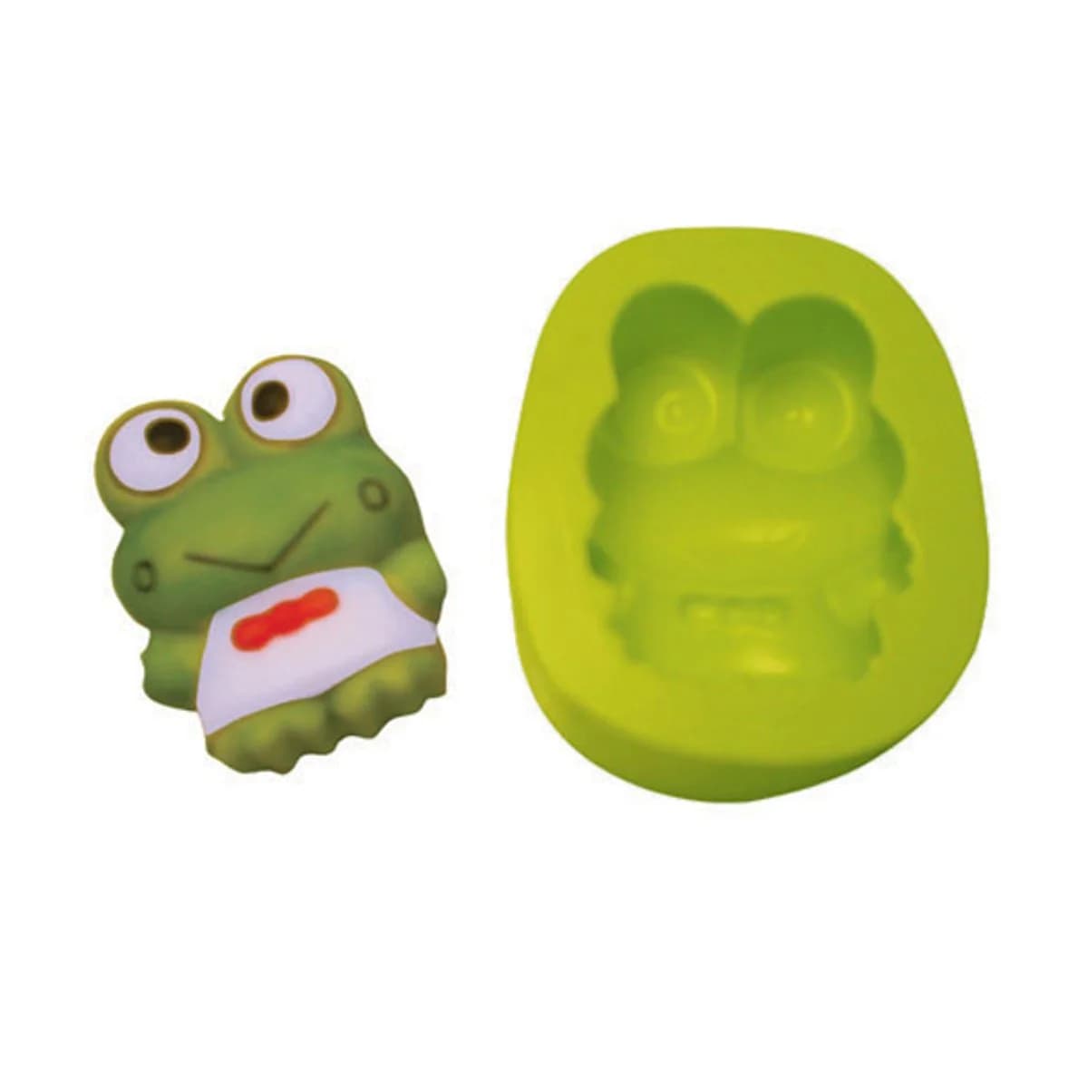 Molde de Silicone para Velas e Sabonetes Sapo Keropi Pequeno