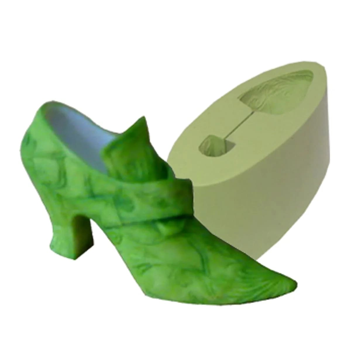 Molde de Silicone para Velas e Sabonetes Sapato Bicudo