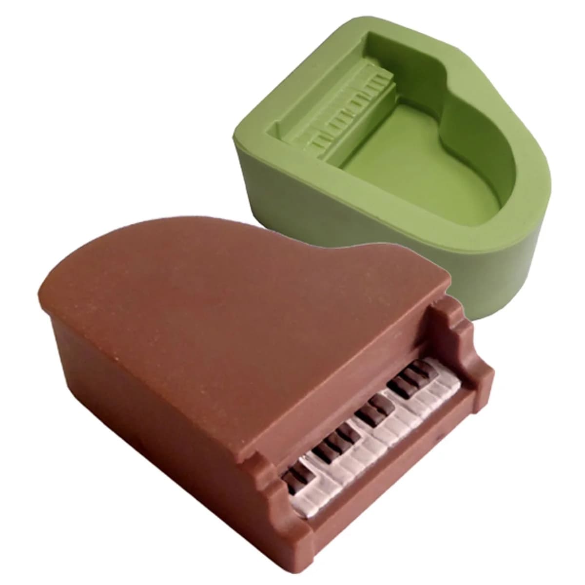Molde de Silicone para Velas e Sabonetes Piano