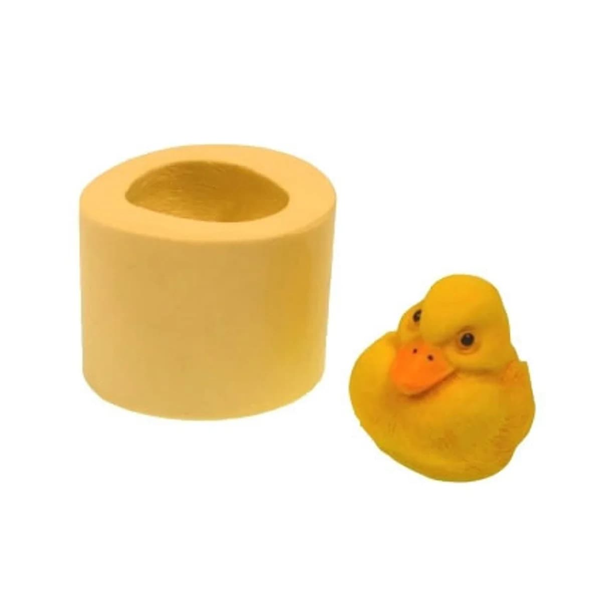 Molde de Silicone para Velas e Sabonetes Patinho