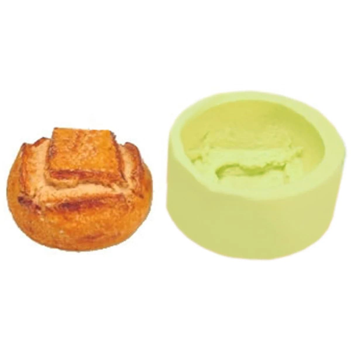 Molde de Silicone para Velas e Sabonetes Pão Italiano Mini