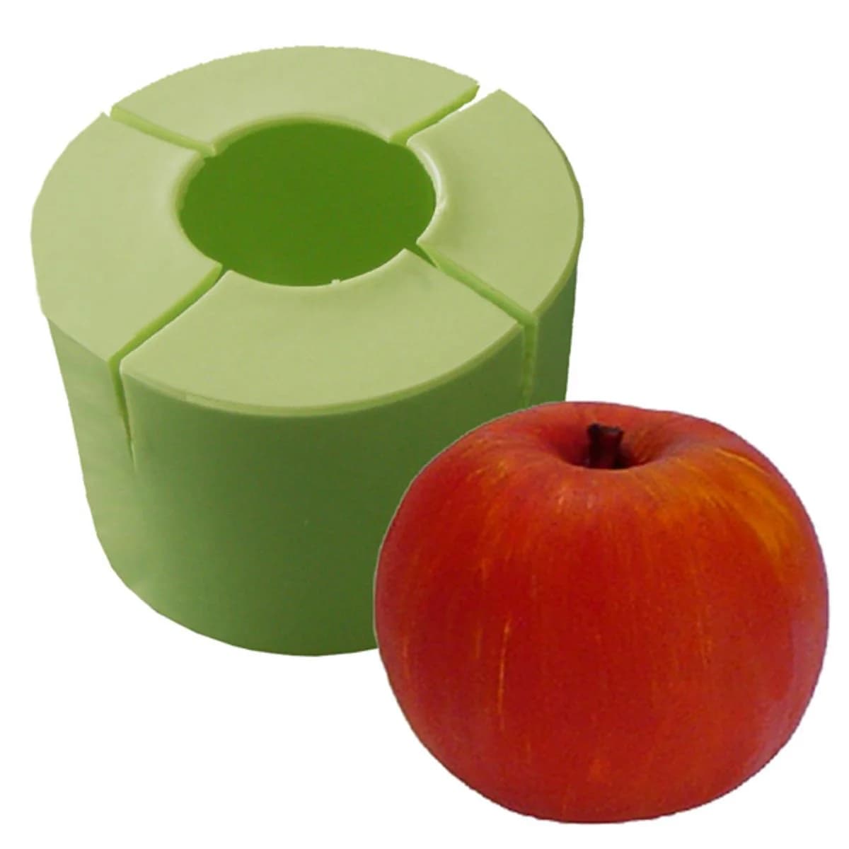 Molde de Silicone para Velas e Sabonetes Maçã