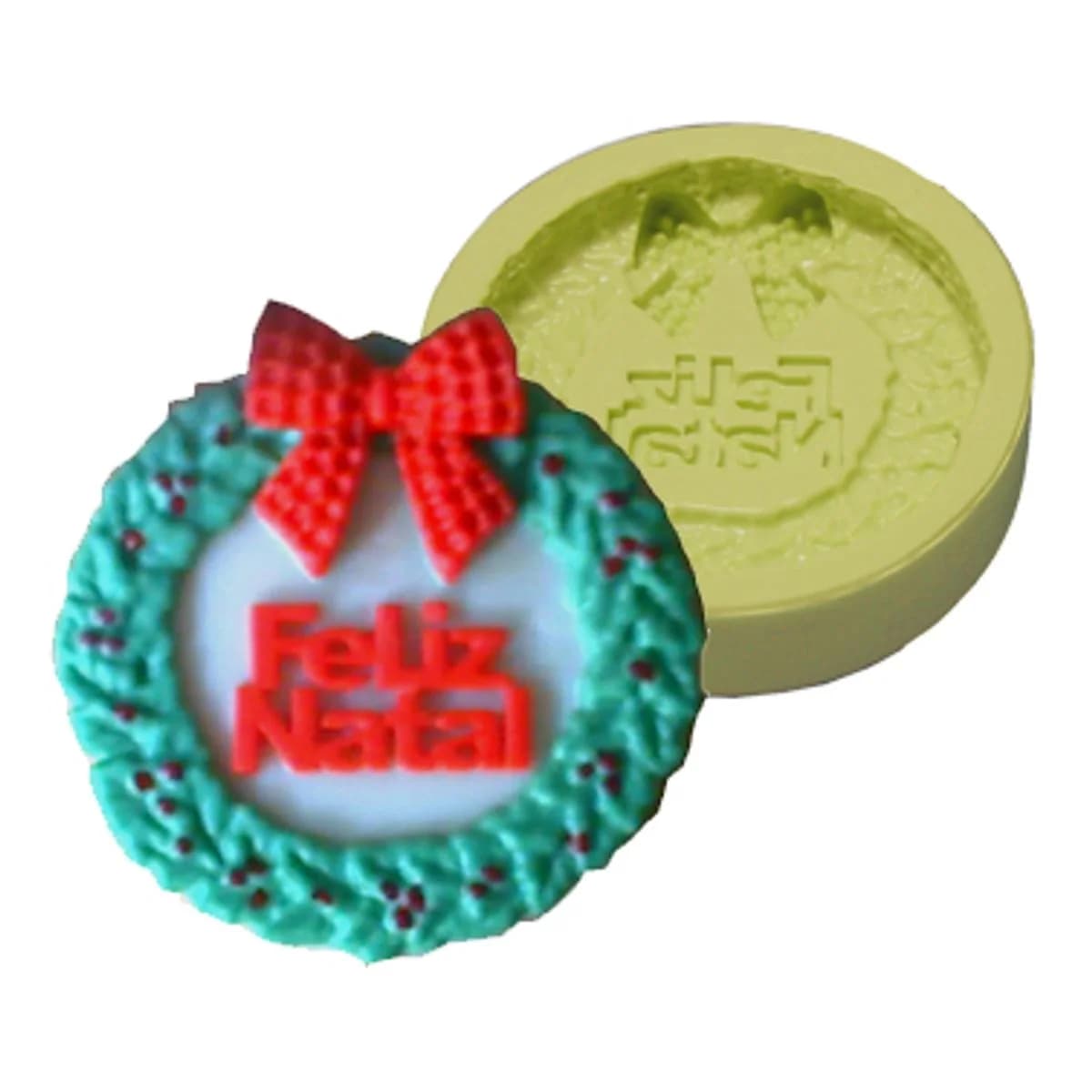 Molde Guirlanda Feliz Natal 