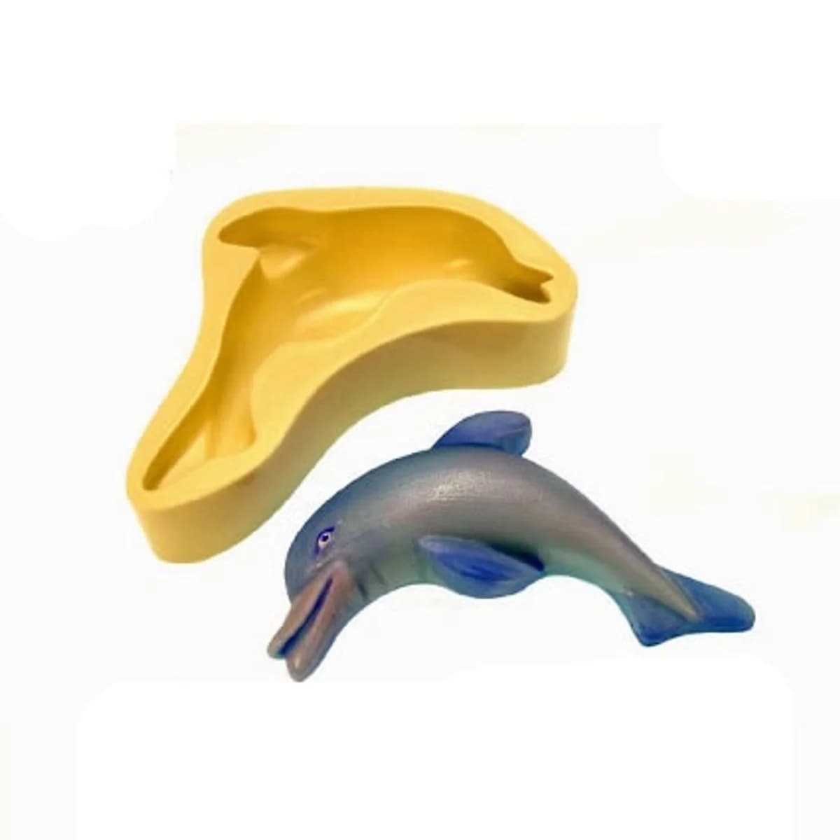 Molde de Silicone para Velas e Sabonetes Golfinho
