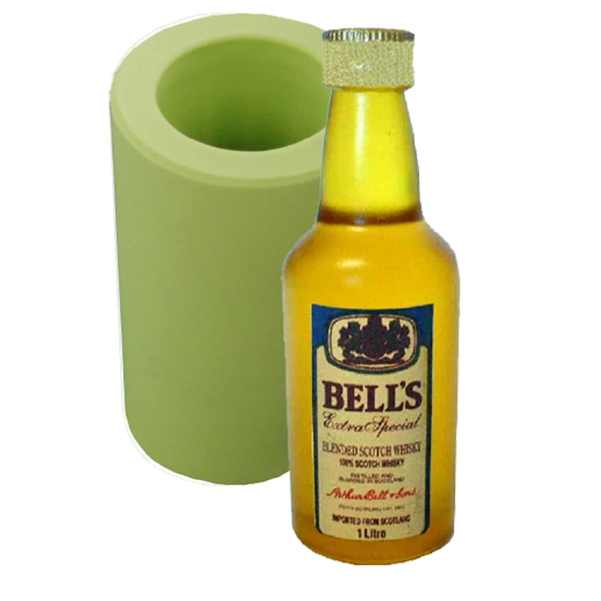 Molde de Silicone para Velas e Sabonetes Garrafa