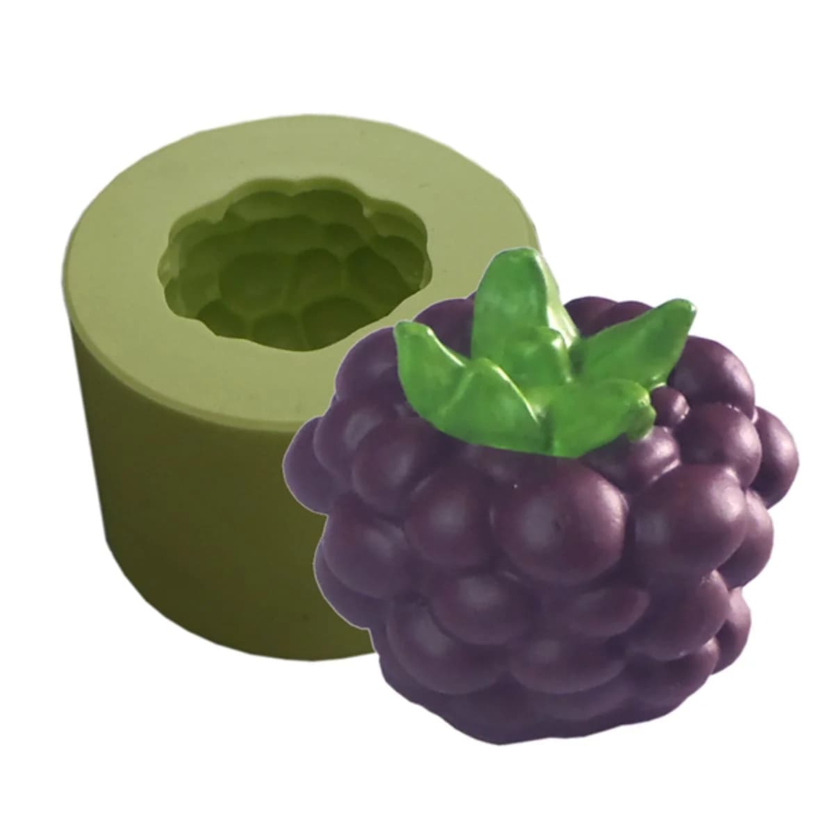 Molde de Silicone para Velas e Sabonetes Framboesa