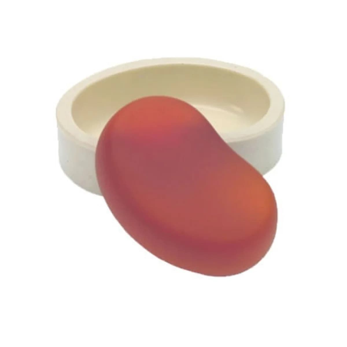 Molde de Silicone para Velas e Sabonetes Feijão