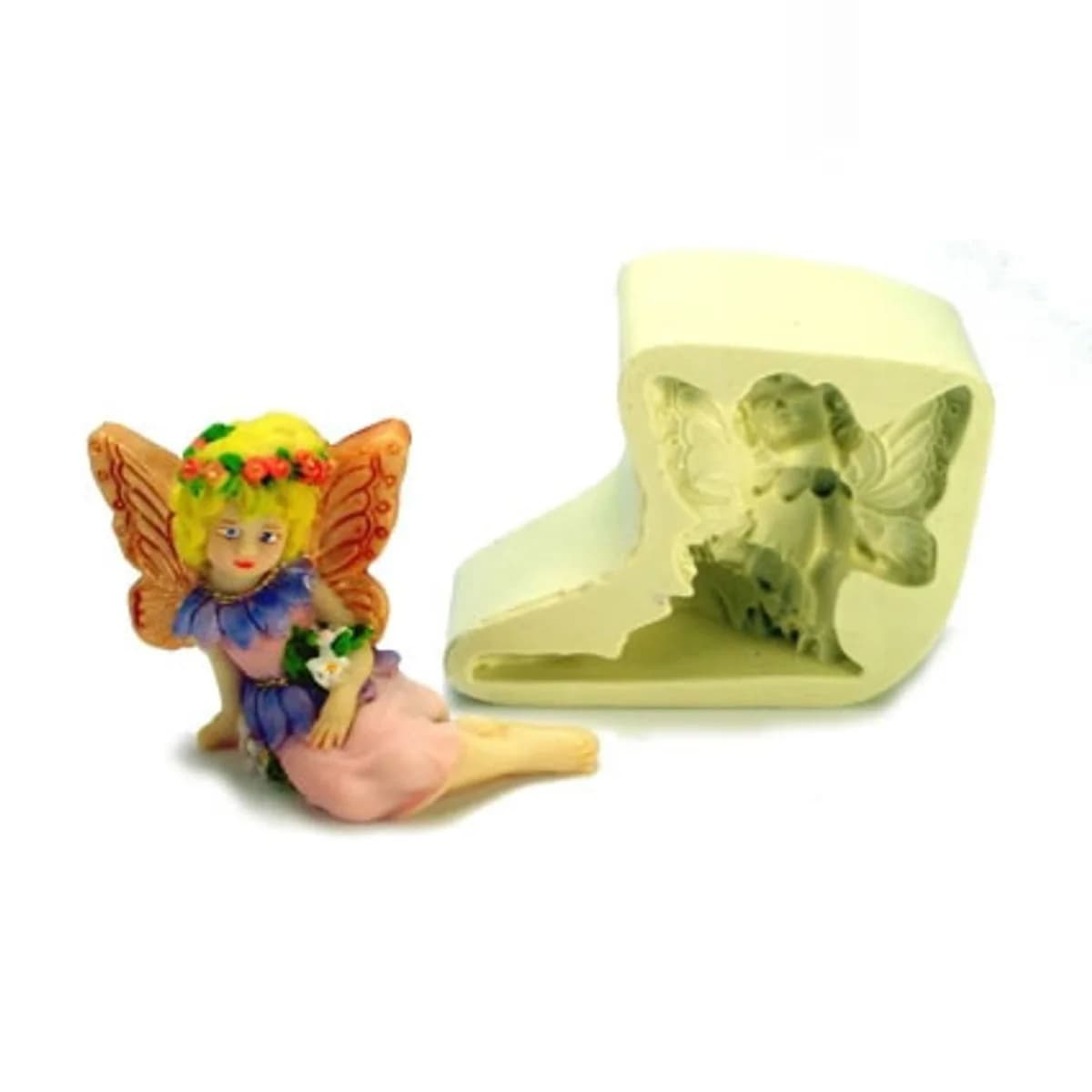 Molde de Silicone para Velas e Sabonetes Fada