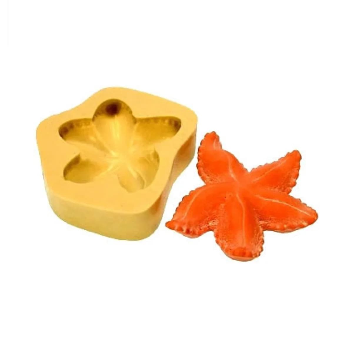 Molde de Silicone para Velas e Sabonetes Estrela Fofa