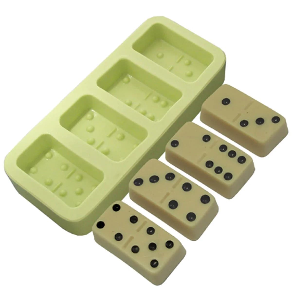 Molde de Silicone para Velas e Sabonetes Dominó