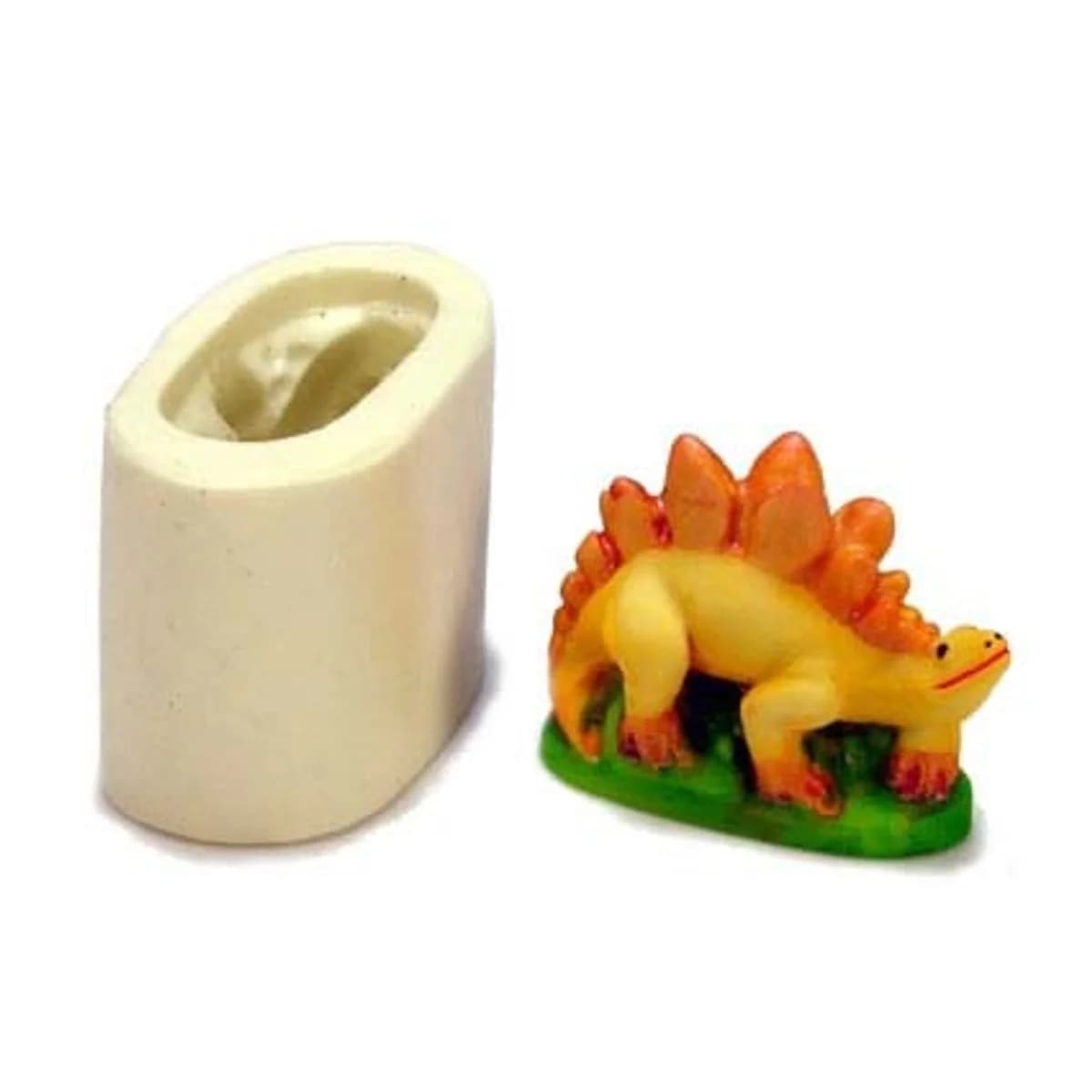 Molde de Silicone para Velas e Sabonetes Dinossauro
