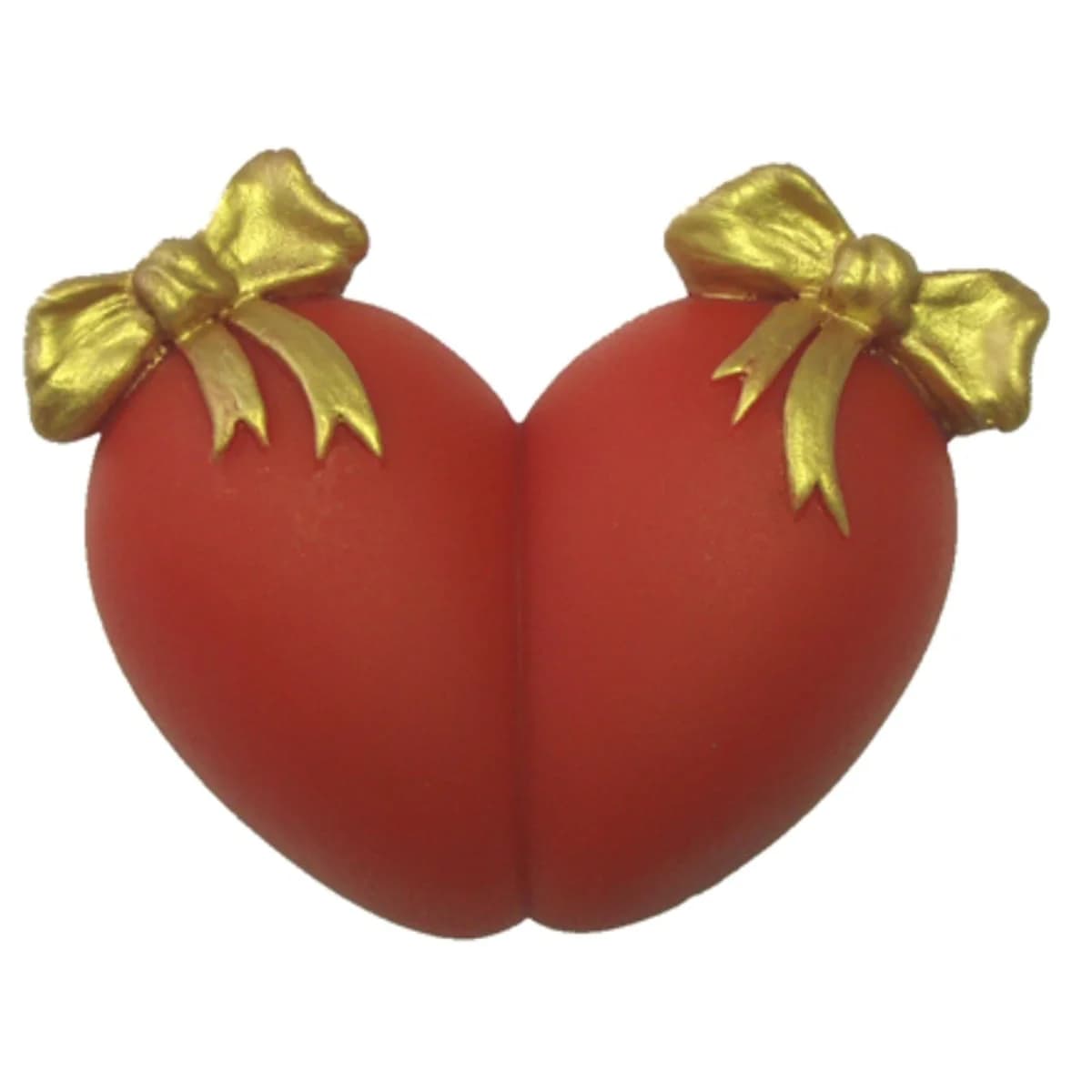 Molde de Silicone para Velas e Sabonetes Coração Páscoa