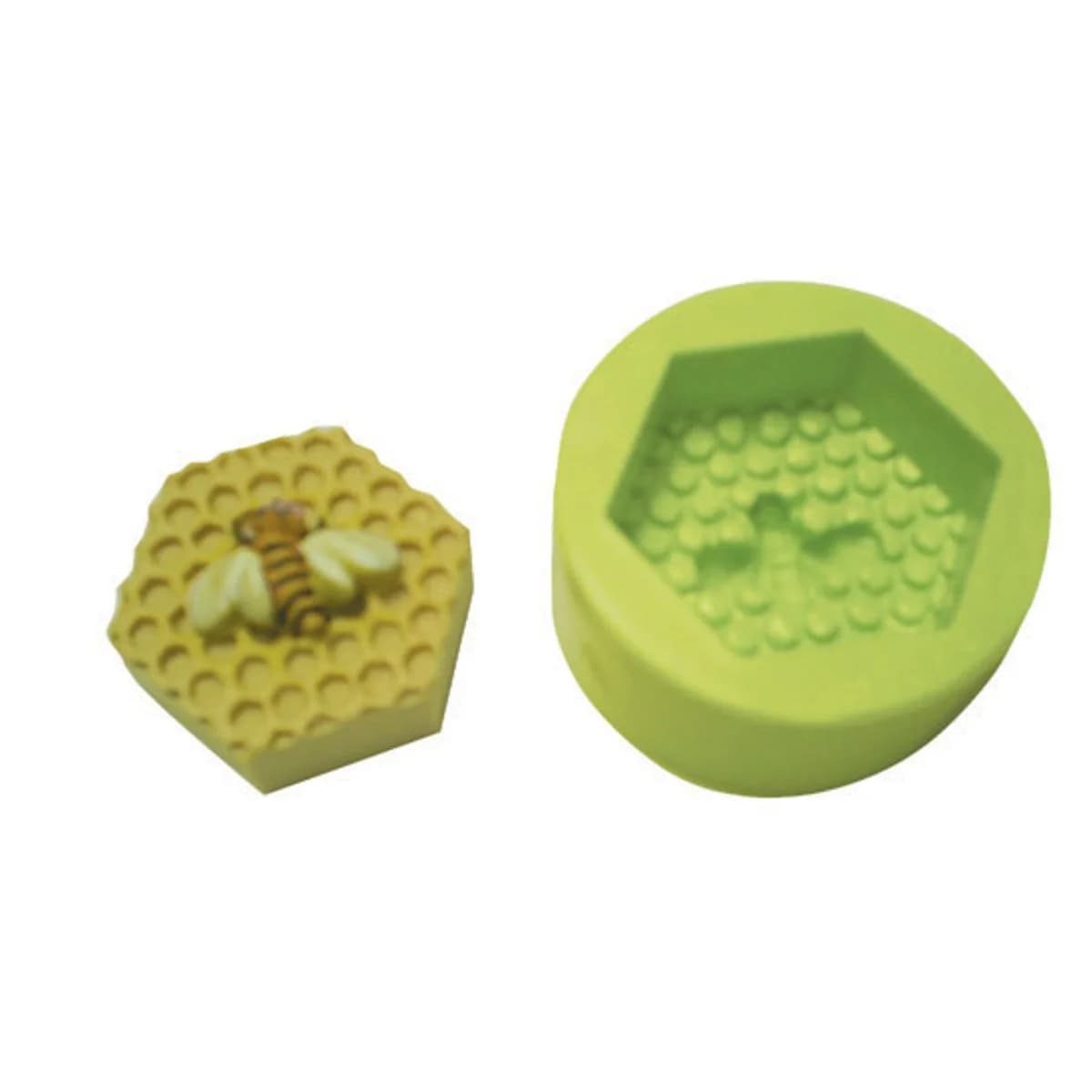 Molde de Silicone para Velas e Sabonetes Colmeia Pequena