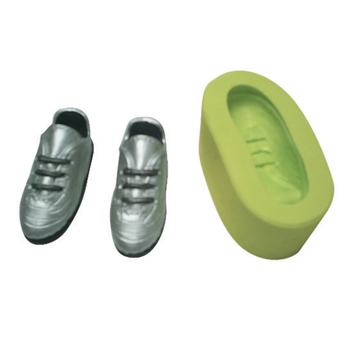 Molde de Silicone para Velas e Sabonetes Chuteira