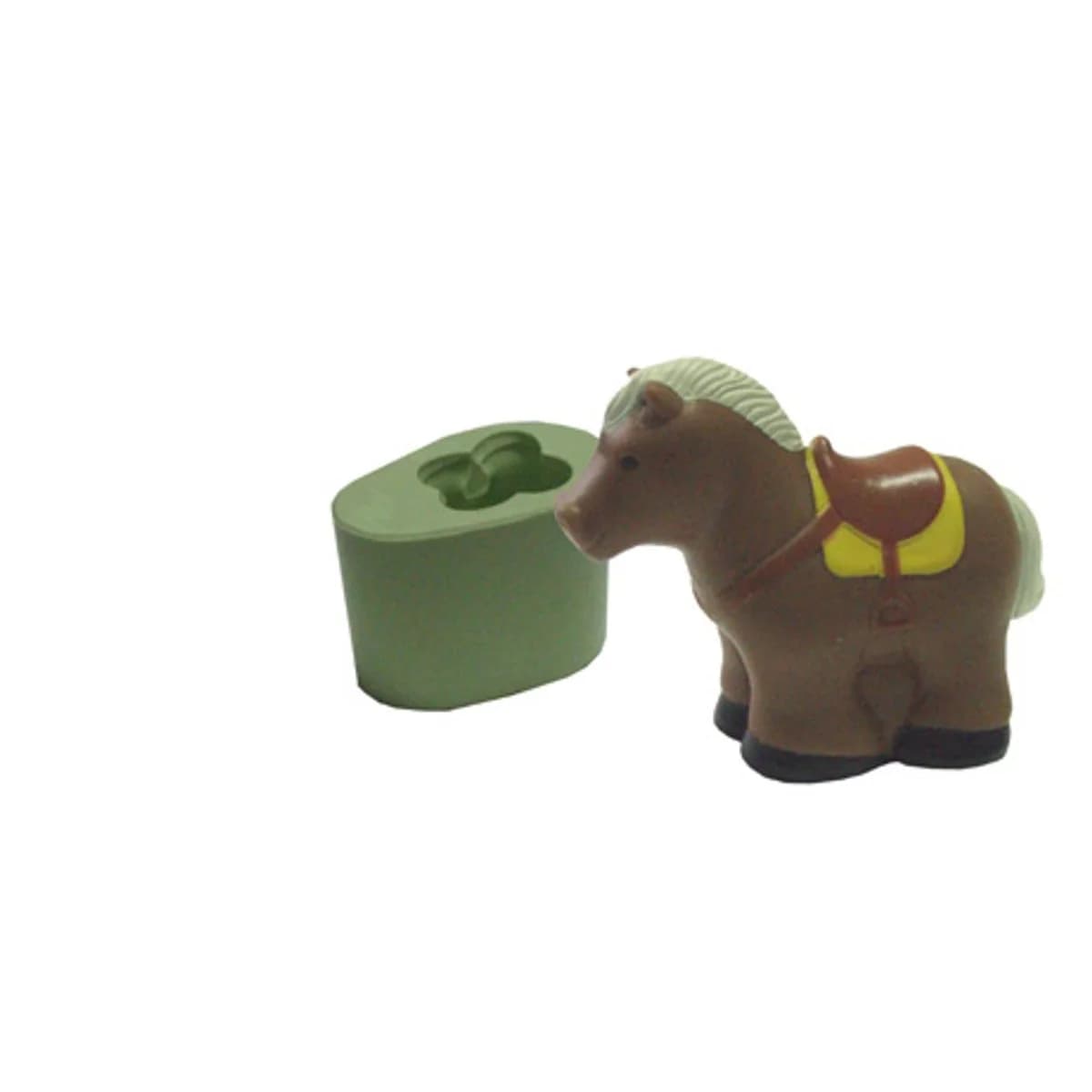 Molde de Silicone para Velas e Sabonetes Cavalo Infantil
