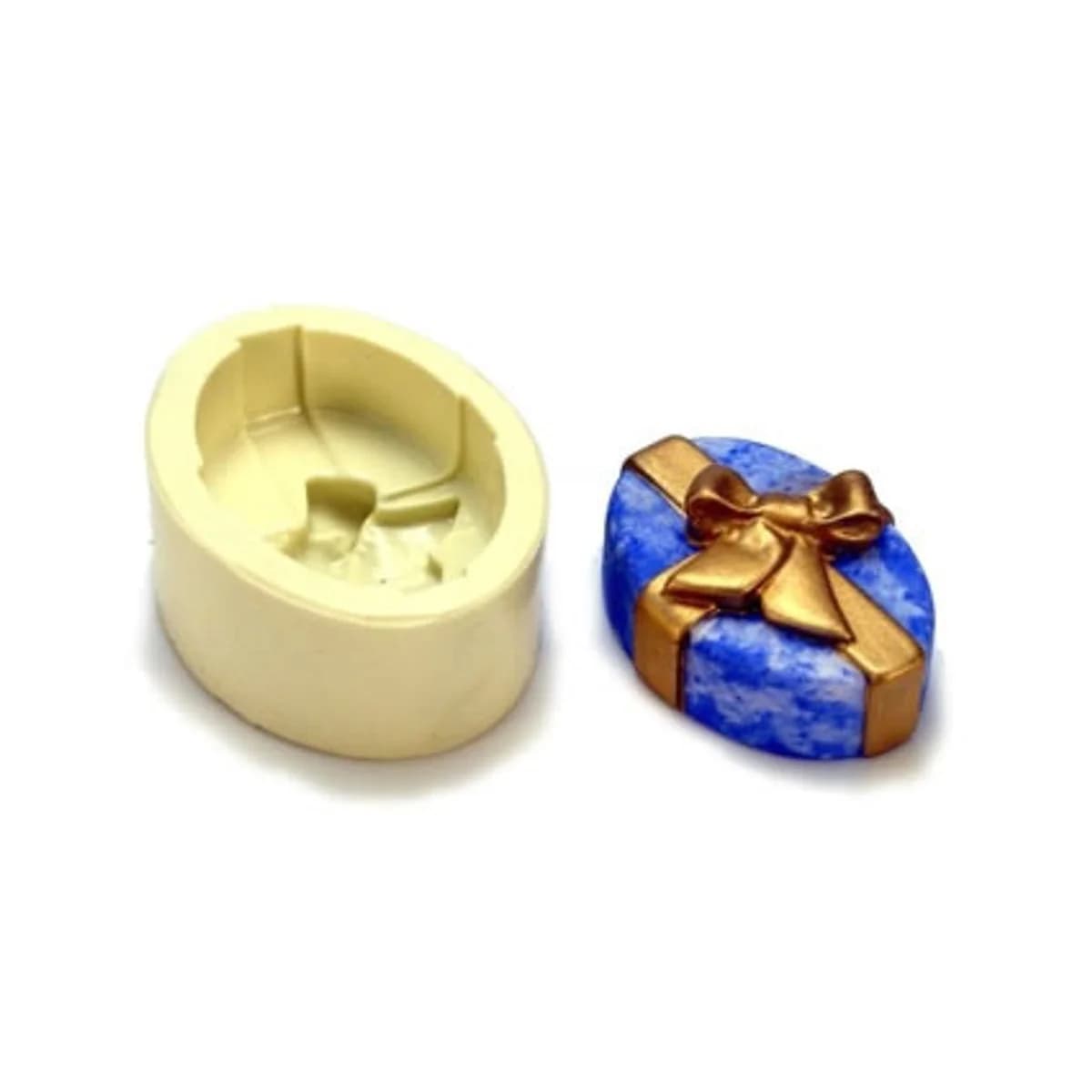 Molde Caixa Oval Presente