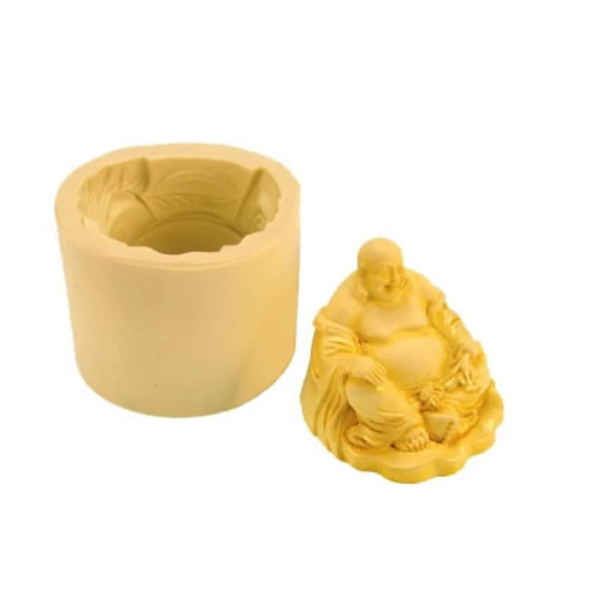 Molde de Silicone para Velas e Sabonetes Buda