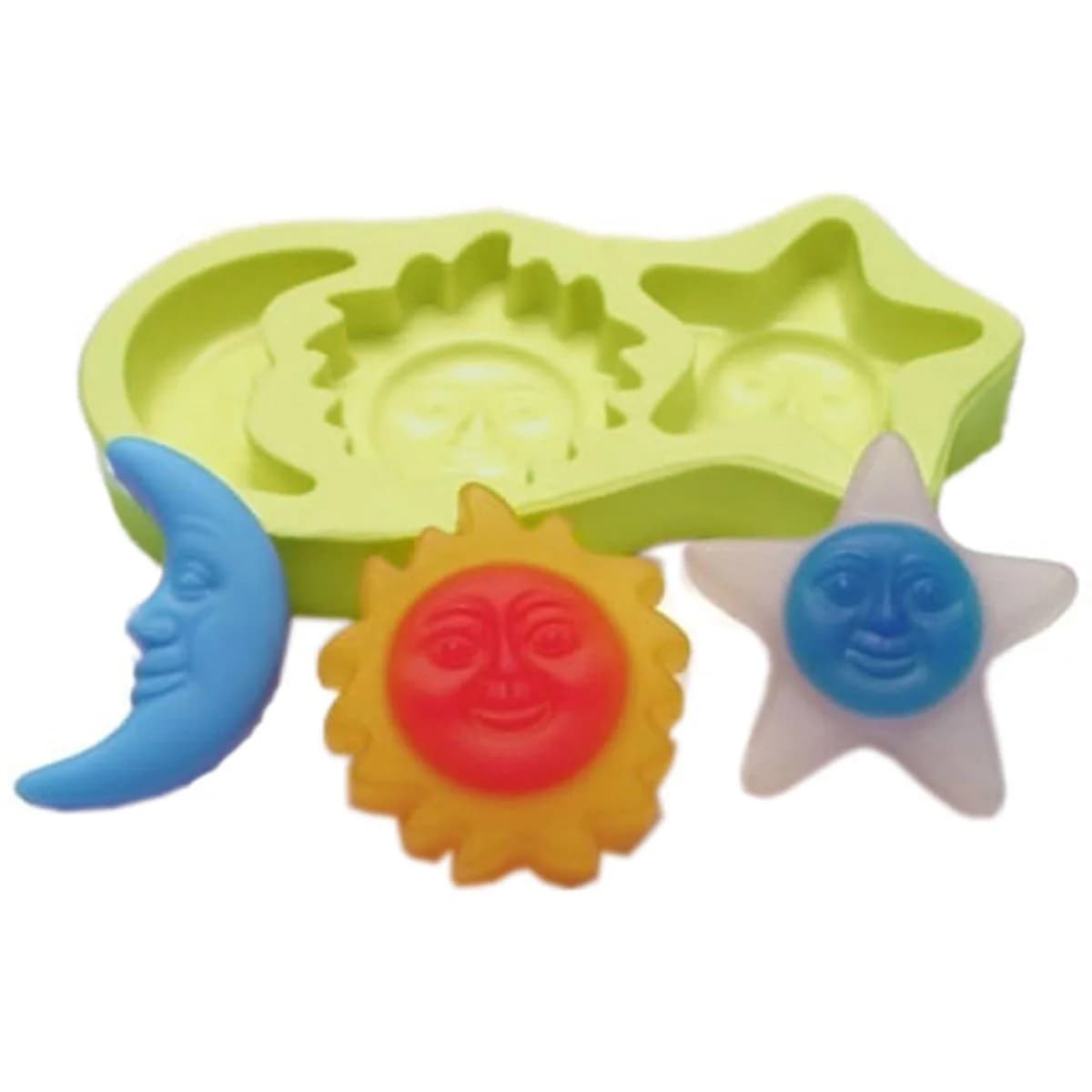 Molde de Silicone para Velas e Sabonetes Astros