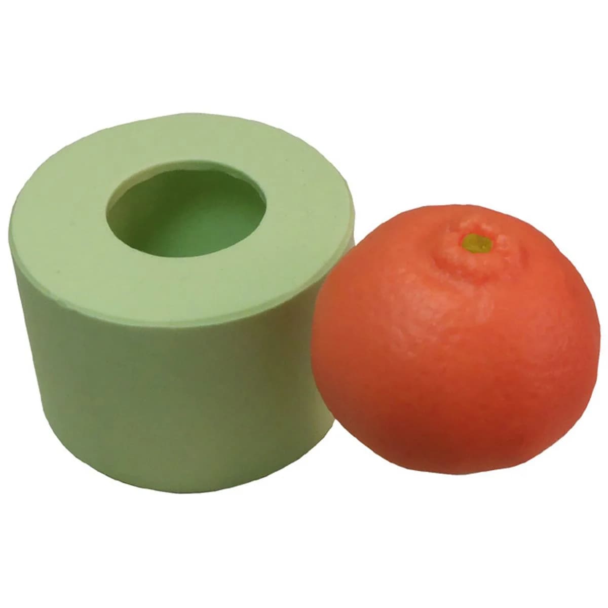 Molde de Silicone para Velas e Sabonetes Mexerica Média