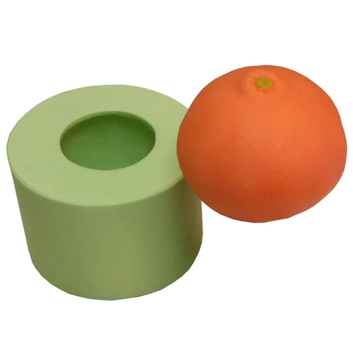 Molde de Silicone para Velas e Sabonetes Mexerica Pequena