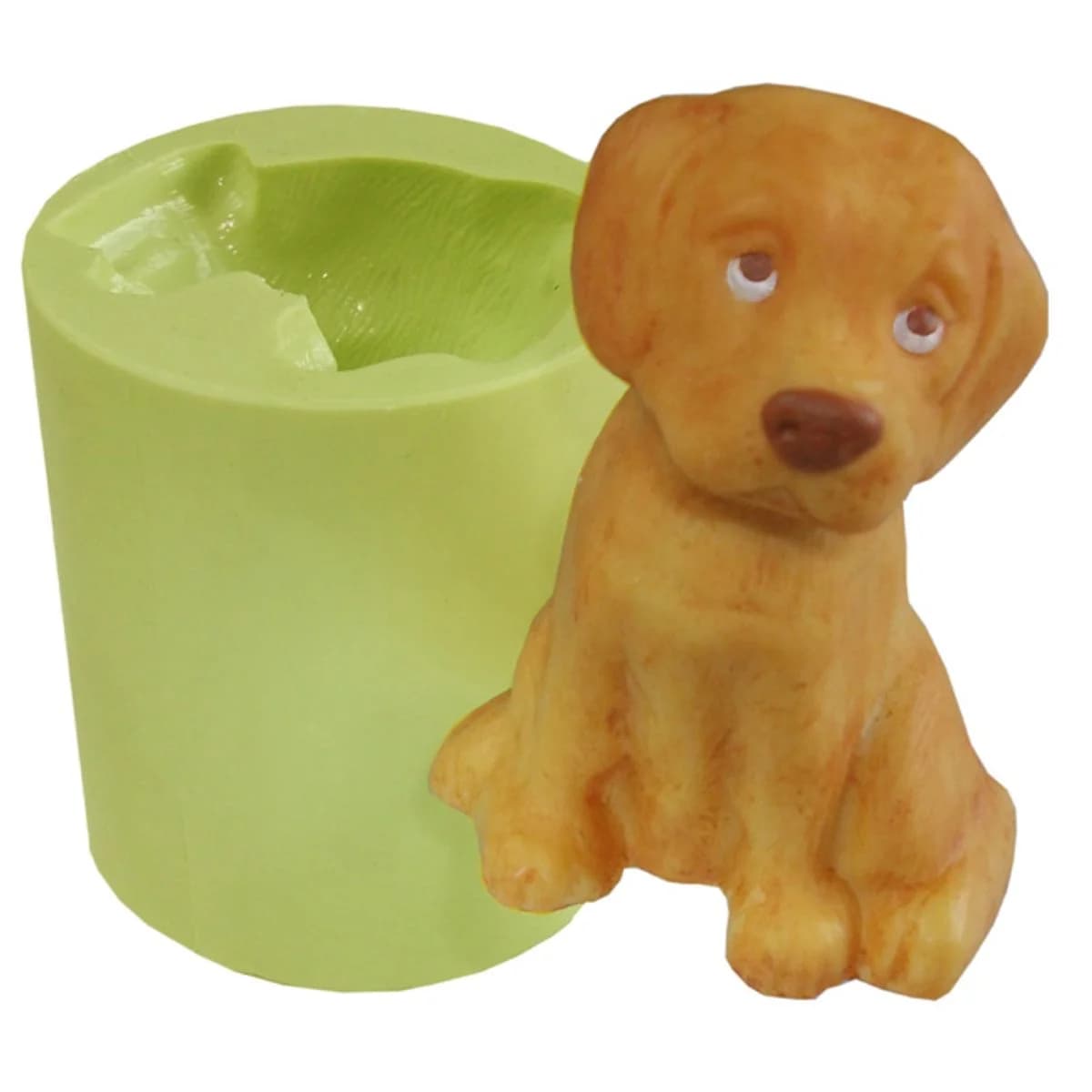 Molde de Silicone para Velas e Sabonetes Labrador