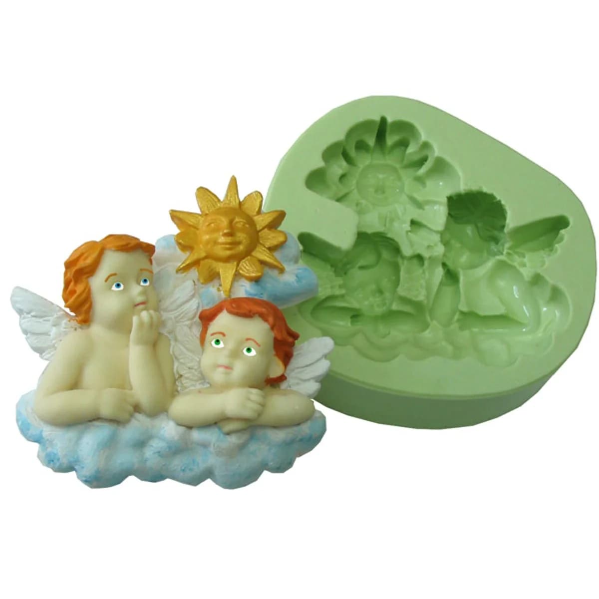Molde Anjos Sol e Nuvem