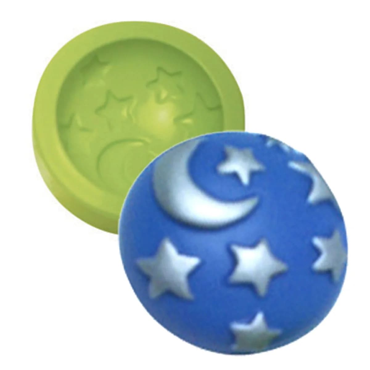 Molde de Silicone para Velas e Sabonetes Céu Redondo